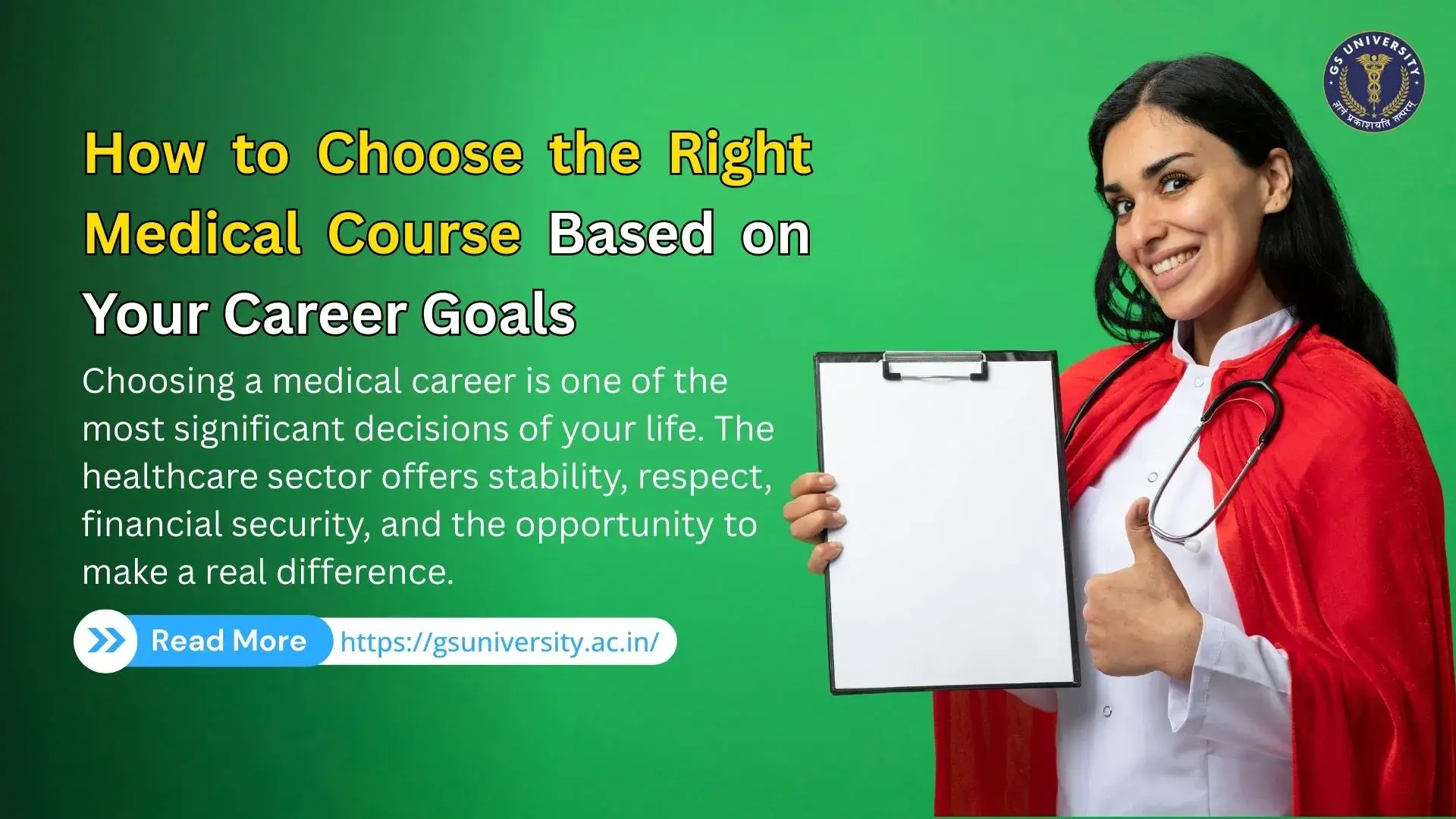 How to Choose the Right Medical Course Based on Your Career Goals