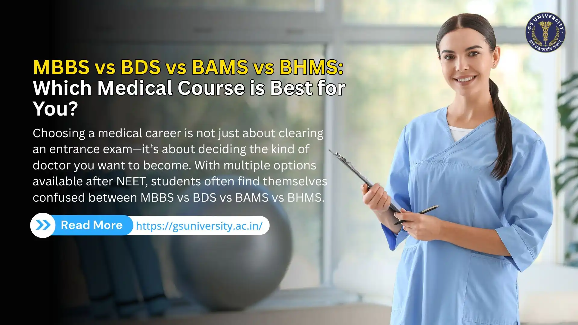 MBBS vs BDS vs BAMS vs BHMS: Which Medical Course is Best for You?  