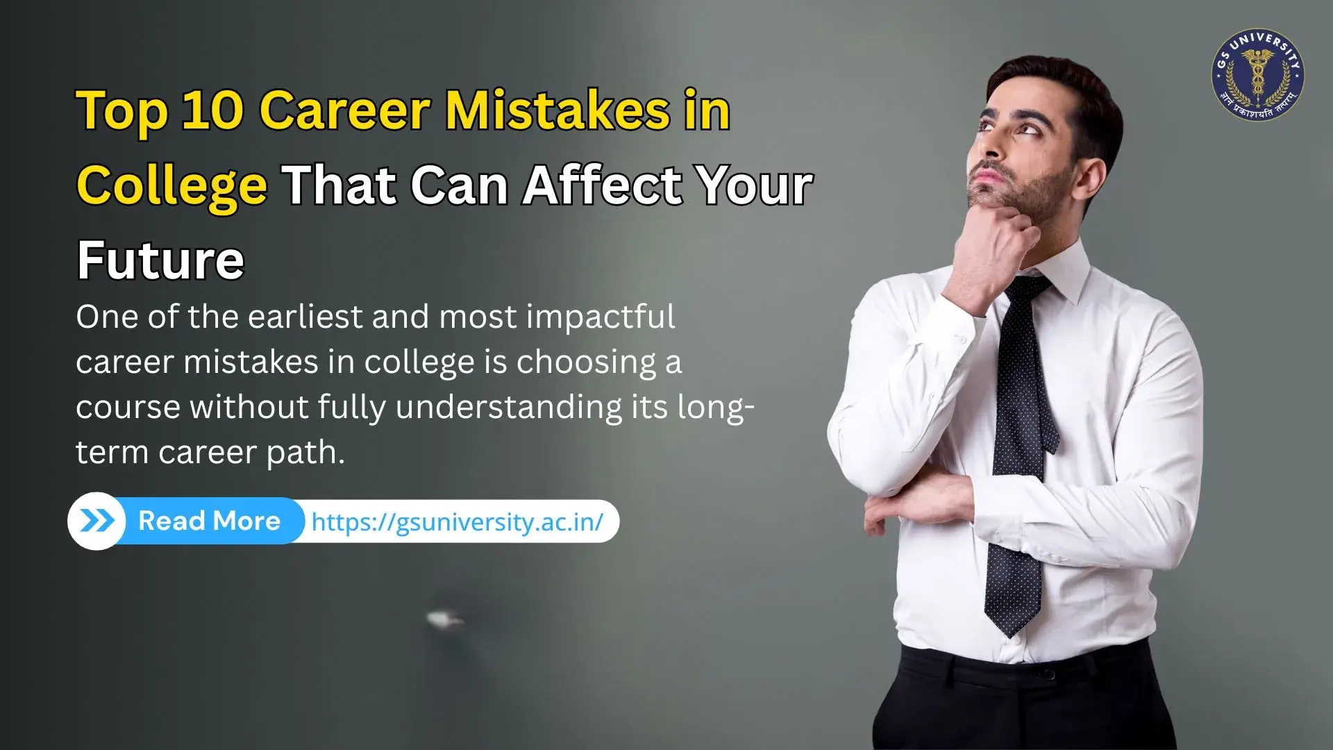 Top 10 Career Mistakes in College That Can Affect Your Future 
