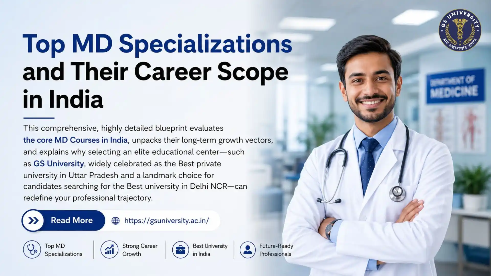 Top MD Specializations and Their Career Scope in India